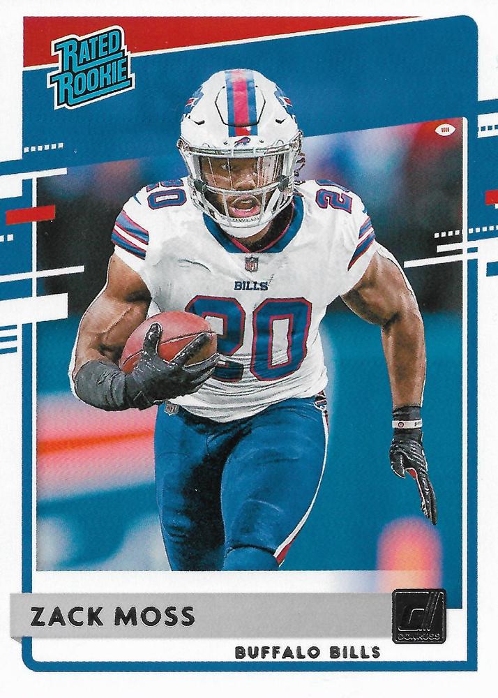Zack Moss #330 Buffalo Bills | 2020 Panini Donruss | NFL Football