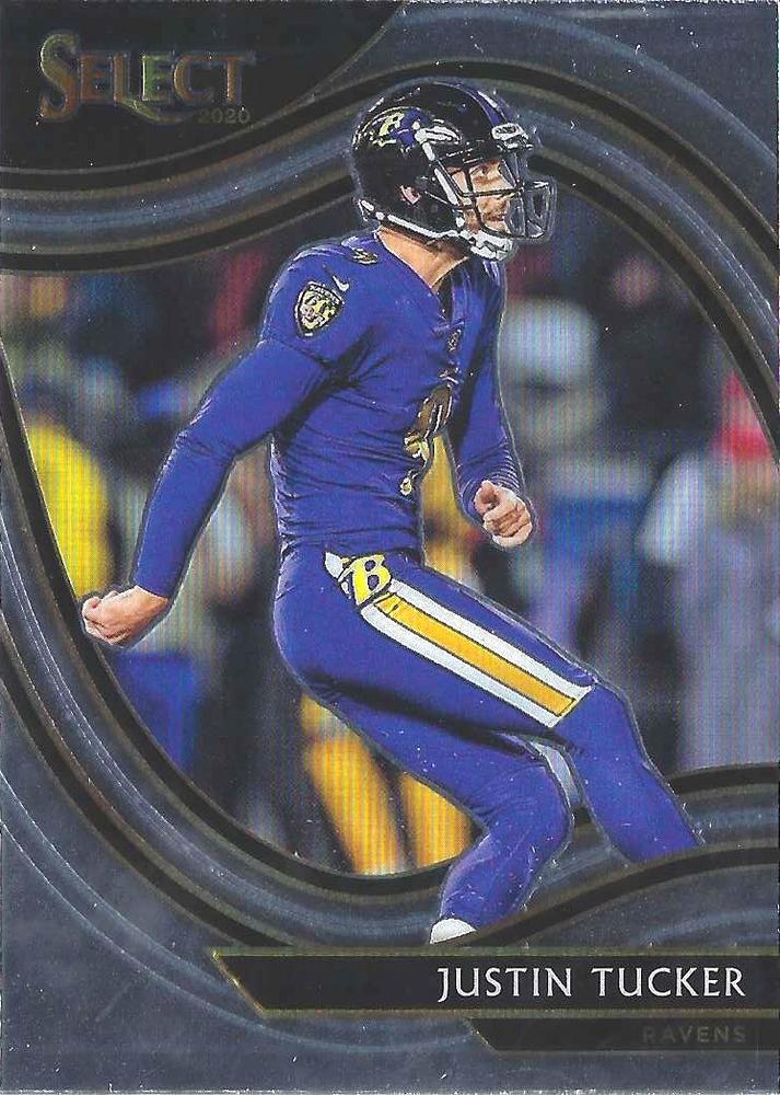 Justin Tucker #330 Baltimore Ravens | 2020 Panini Select |  | NFL Football