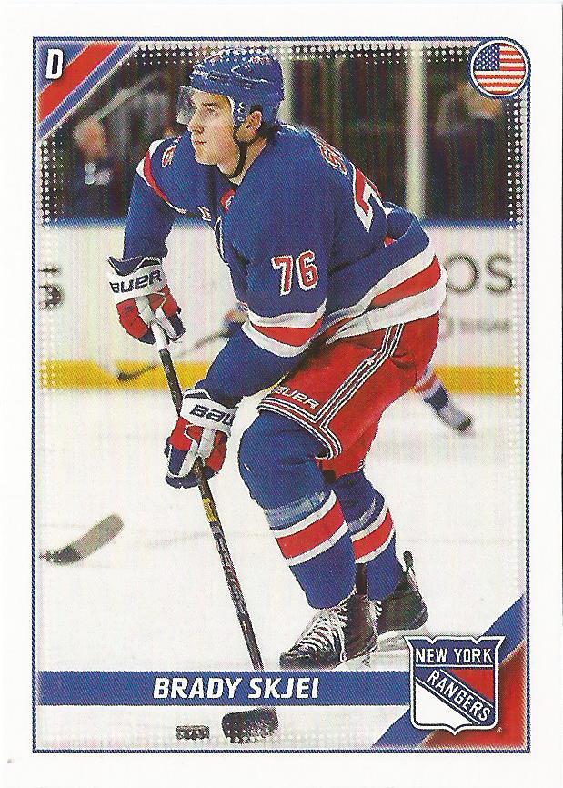 Brady Skjei #333 New York Rangers | 2019-20 Topps NHL Sticker Collection