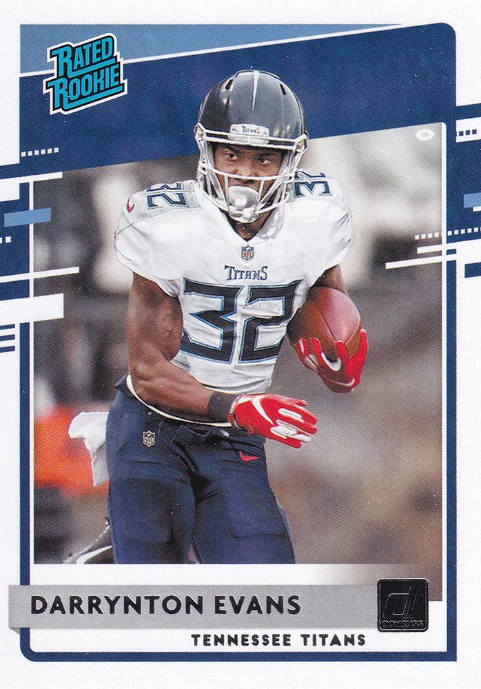 Darrynton Evans #333 Tennessee Titans | 2020 Panini Donruss | NFL Football