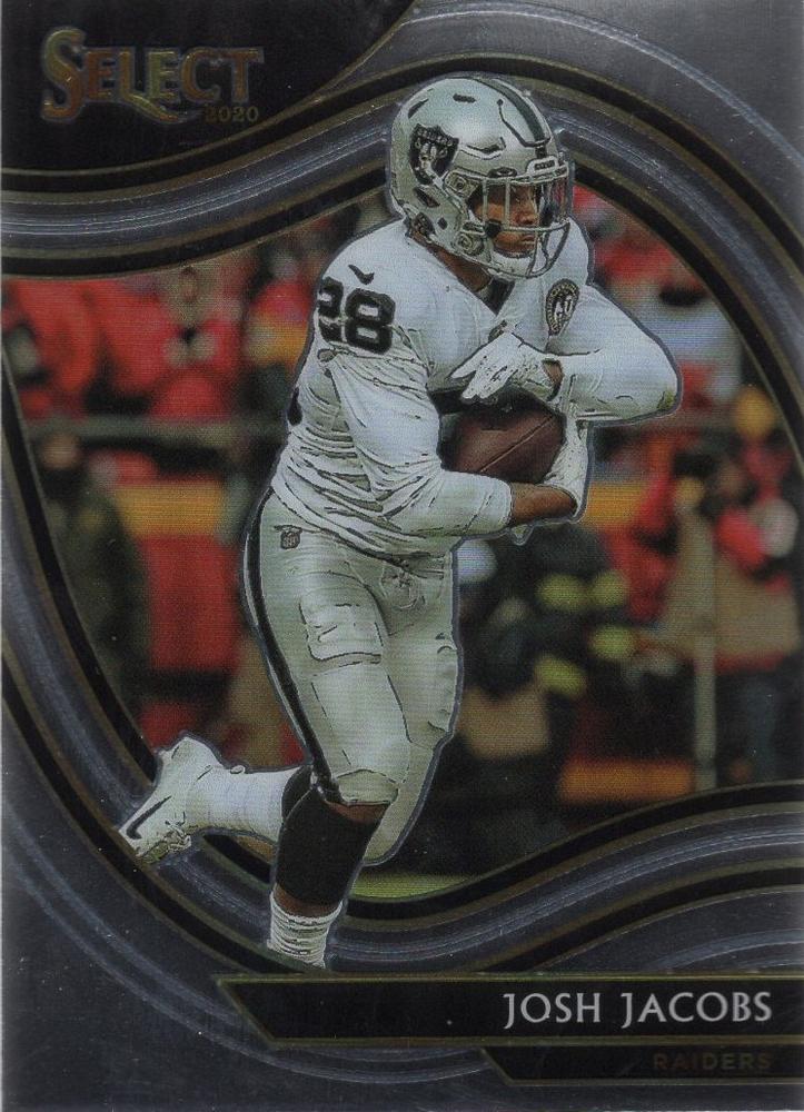 Josh Jacobs #333 Las Vegas Raiders | 2020 Panini Select |  | NFL Football