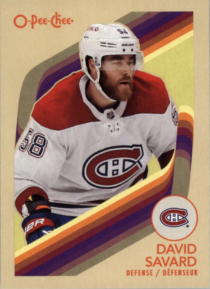 David Savard #333 Montreal Canadiens | 2023-24 O-Pee-Chee Retro