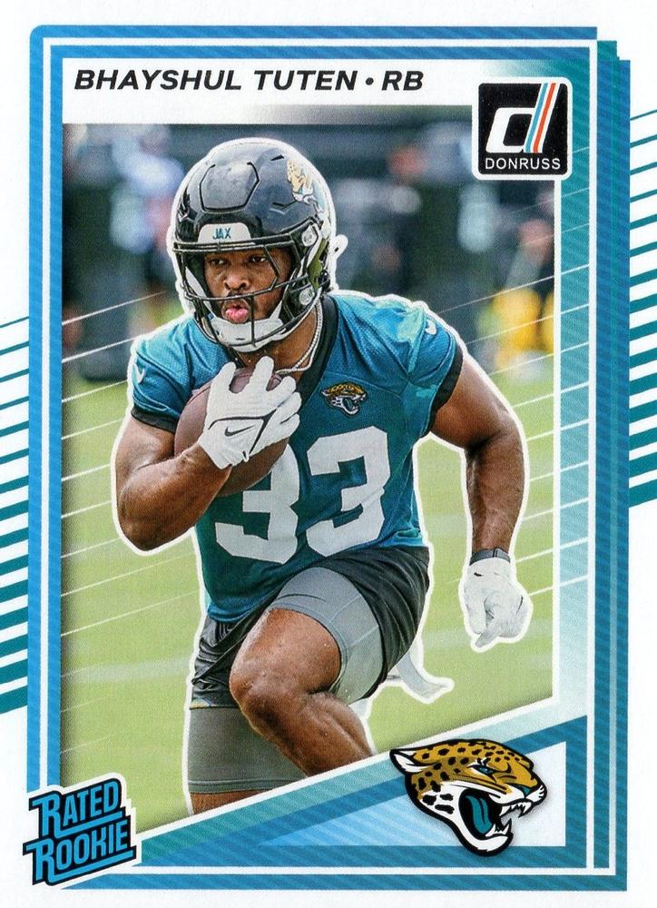 Bhayshul Tuten #333 Jacksonville Jaguars | 2025 Donruss | NFL Football