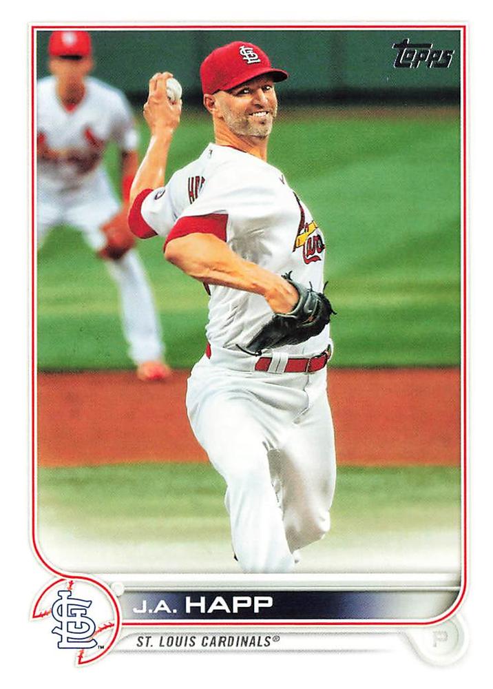 J.A. Happ #334 St. Louis Cardinals | 2022 Topps