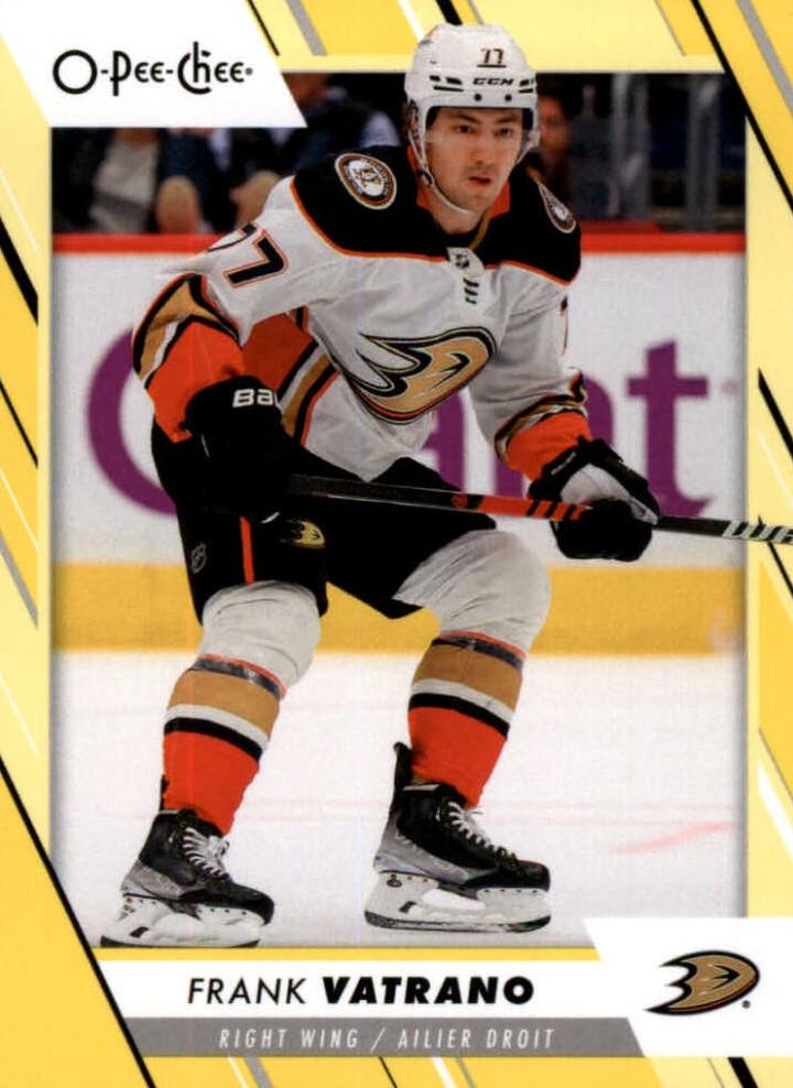Frank Vatrano #334 Anaheim Ducks | 2023-24 O-Pee-Chee Yellow Border