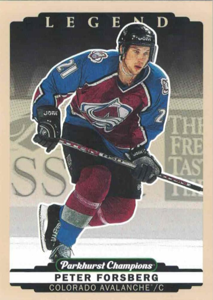 Peter Forsberg #334 Colorado Avalanche | 2022-23 Parkhurst Champions