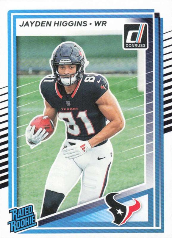 Jayden Higgins #334 Houston Texans | 2025 Donruss | NFL Football