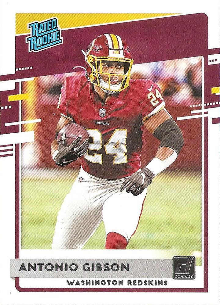 Antonio Gibson #335 Washington Redskins | 2020 Panini Donruss | NFL Football