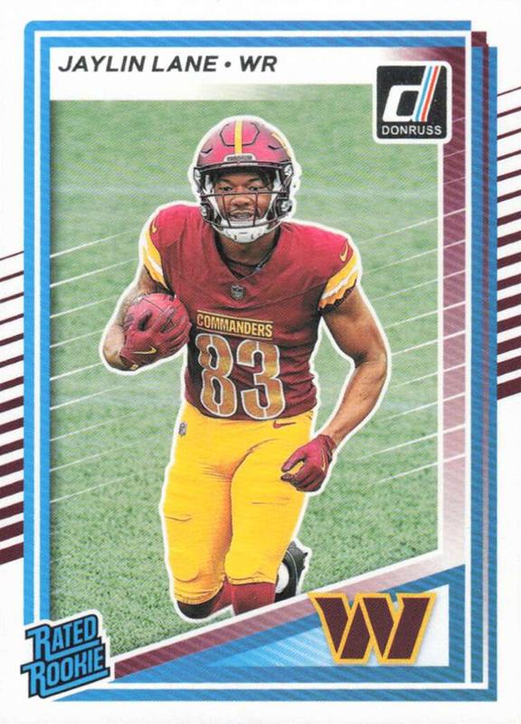 Jaylin Lane #335 Washington Commanders | 2025 Donruss | NFL Football