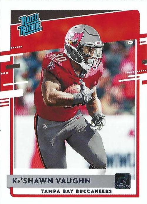 Ke'Shawn Vaughn #336 Tampa Bay Buccaneers | 2020 Panini Donruss | NFL Football