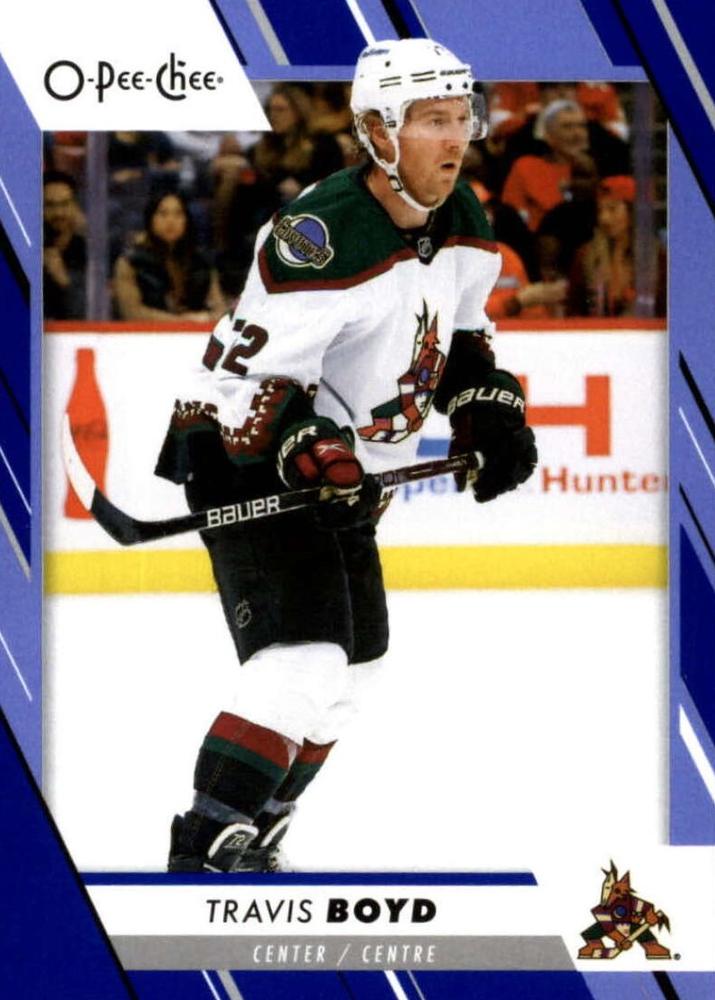 Travis Boyd #337 Arizona Coyotes | 2023-24 O-Pee-Chee Blue Border