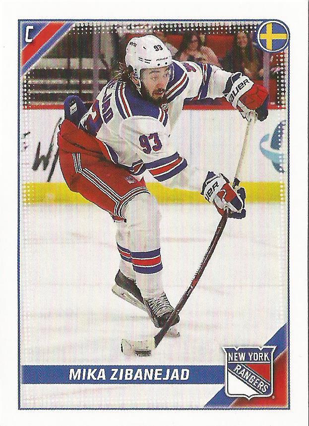 Mika Zibanejad #338 New York Rangers | 2019-20 Topps NHL Sticker Collection
