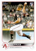 Luis Frias #338 Arizona Diamondbacks (Factory set, white outline around RC logo) | 2022 Topps