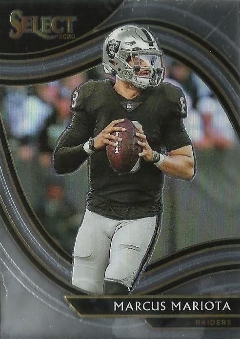 Marcus Mariota #339 Las Vegas Raiders | 2020 Panini Select |  | NFL Football