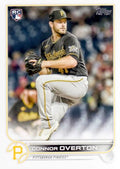 Connor Overton #339 Pittsburgh Pirates (Factory set, white outline around RC logo) | 2022 Topps