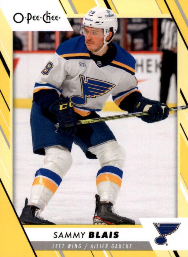 Sammy Blais #339 St. Louis Blues | 2023-24 O-Pee-Chee Yellow Border