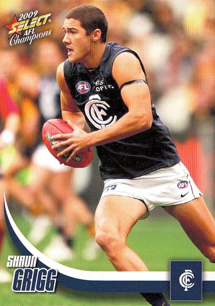 Shaun Grigg #33 Carlton Blues | 2009 Select AFL Champions