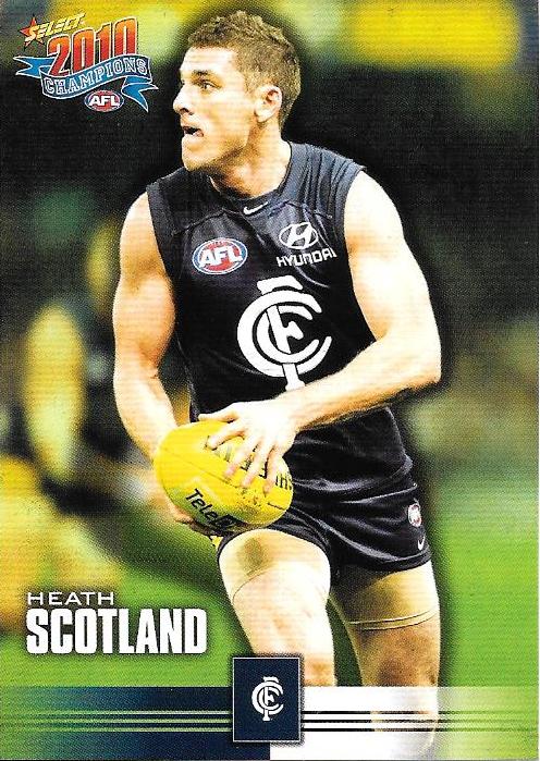 Heath Scotland #33 Carlton Blues | 2010 Select AFL Champions