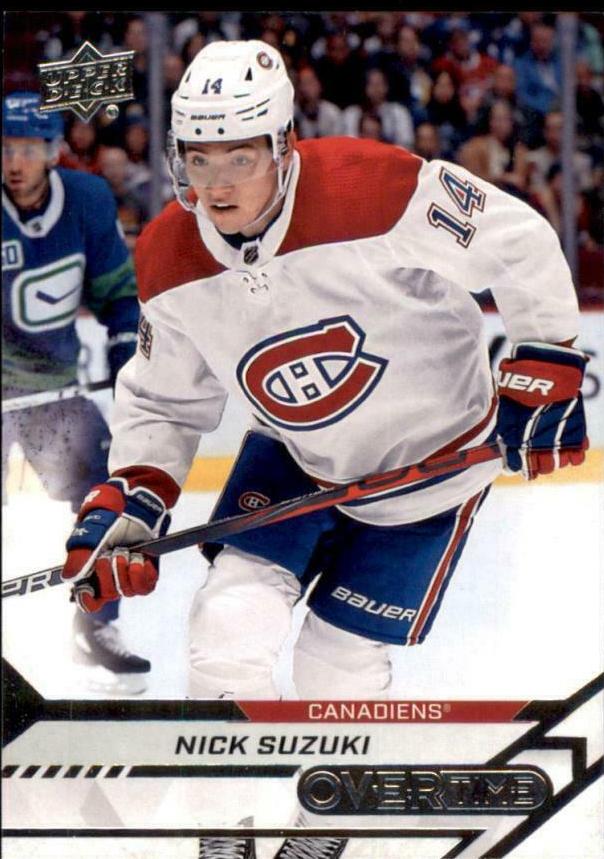Nick Suzuki #33 Montreal Canadiens | 2020-21 Upper Deck Overtime