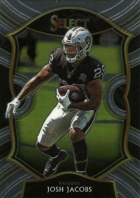 Josh Jacobs #33 Las Vegas Raiders | 2020 Panini Select |  | NFL Football