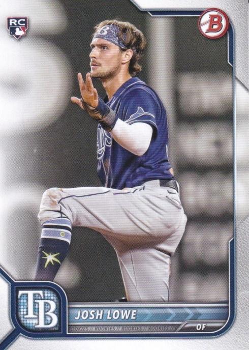 Josh Lowe #33 Tampa Bay Rays | 2022 Bowman