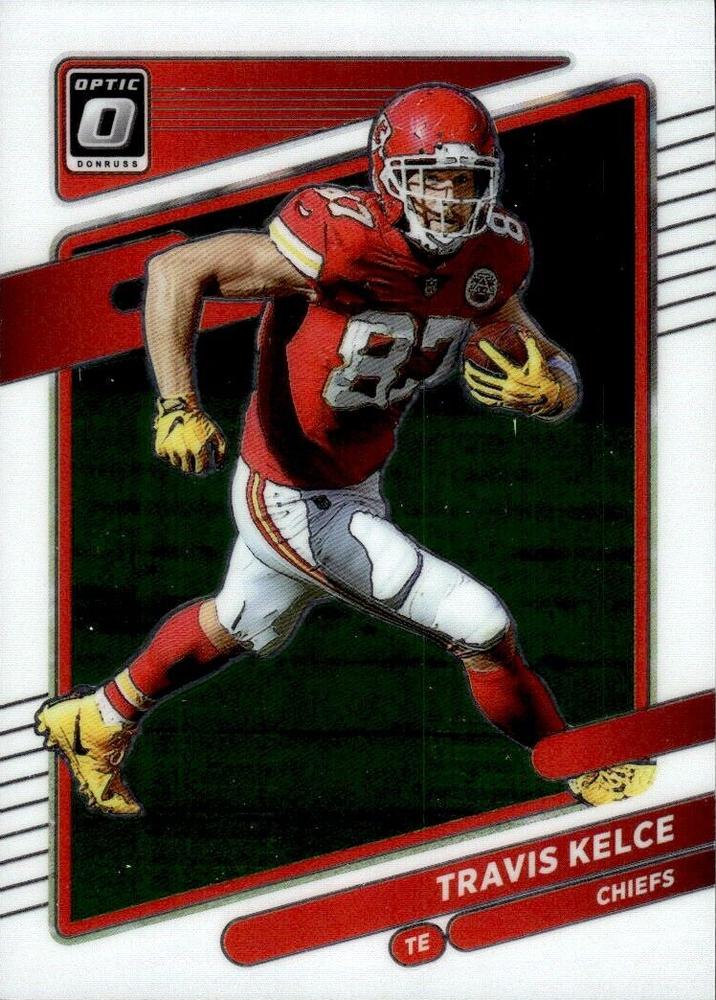 Travis Kelce #33 Kansas City Chiefs | 2021 Donruss Optic | NFL Football
