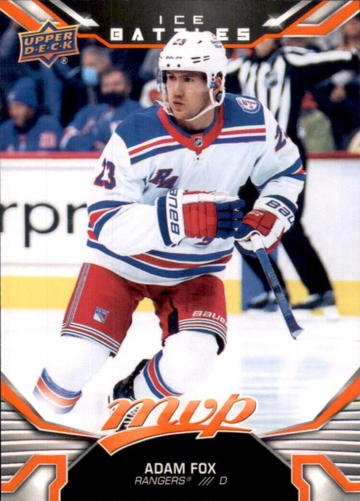 Adam Fox #33 New York Rangers | 2022-23 Upper Deck MVP Ice Battles