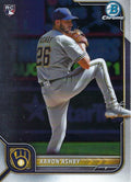 Aaron Ashby #33 Milwaukee Brewers | 2022 Bowman Chrome