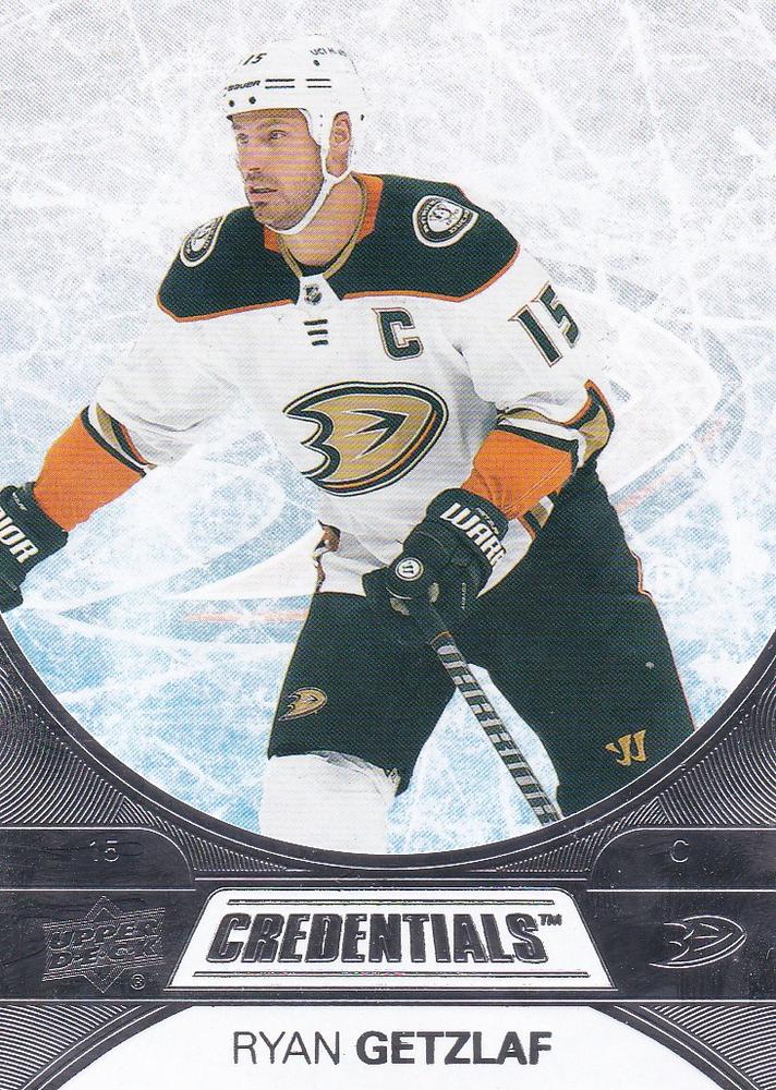 Ryan Getzlaf #33 Anaheim Ducks | 2021-22 Upper Deck Credentials