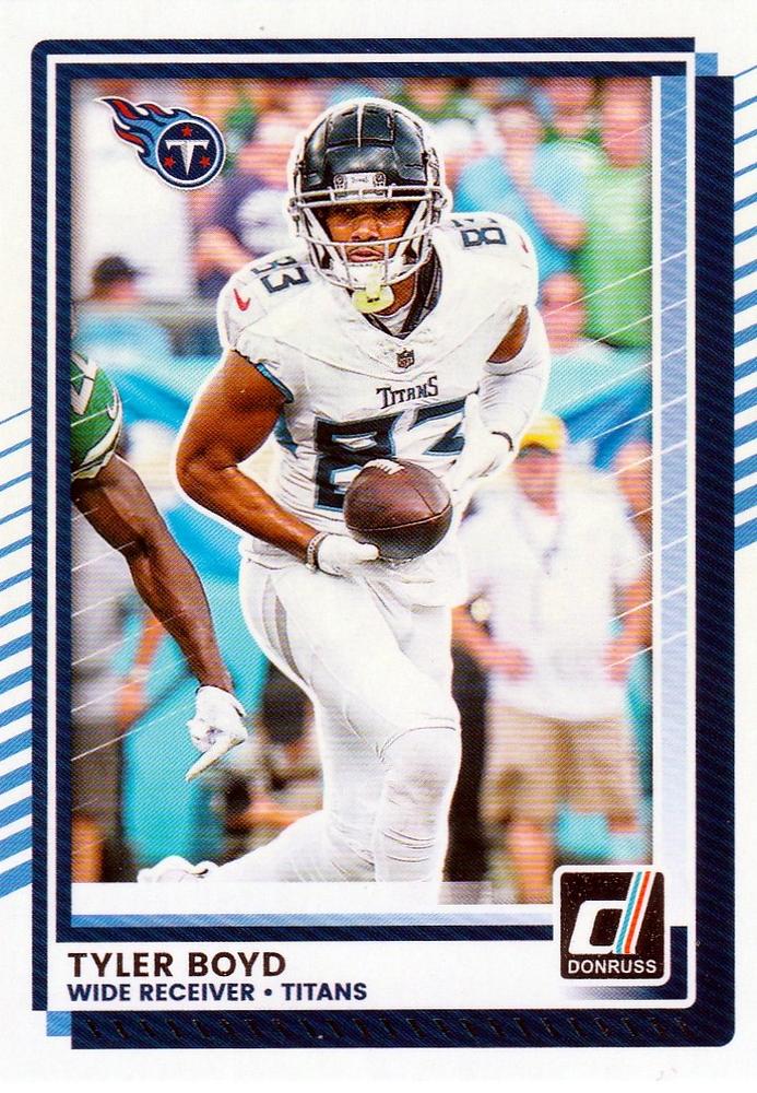 Tyler Boyd #33 Tennessee Titans | 2025 Donruss | NFL Football