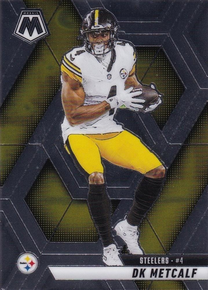 DK Metcalf #33 Pittsburgh Steelers | 2025 Panini Mosaic | NFL Football