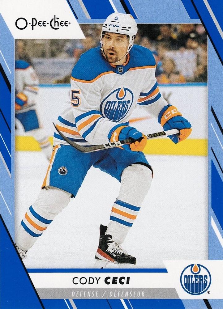Cody Ceci #340 Edmonton Oilers | 2023-24 O-Pee-Chee Blue Border