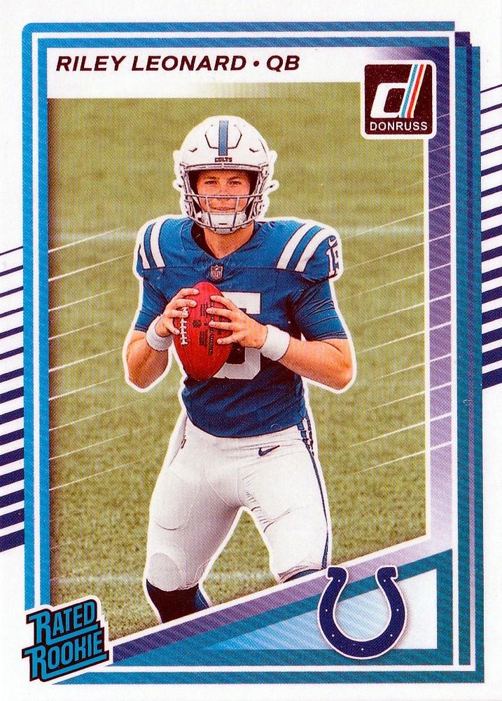 Riley Leonard #341 Indianapolis Colts | 2025 Donruss | NFL Football