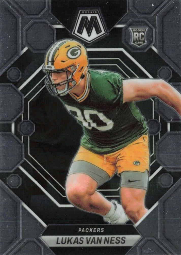 Lukas Van Ness #342 Green Bay Packers | 2023 Panini Mosaic | NFL Football