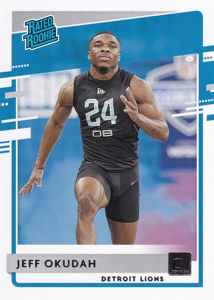 Jeff Okudah #343 Detroit Lions | 2020 Panini Donruss | NFL Football