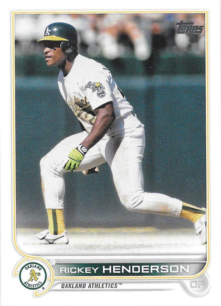 Rickey Henderson #343 Oakland Athletics (Legend) | 2022 Topps