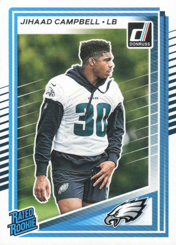 Jihaad Campbell #343 Philadelphia Eagles | 2025 Donruss | NFL Football
