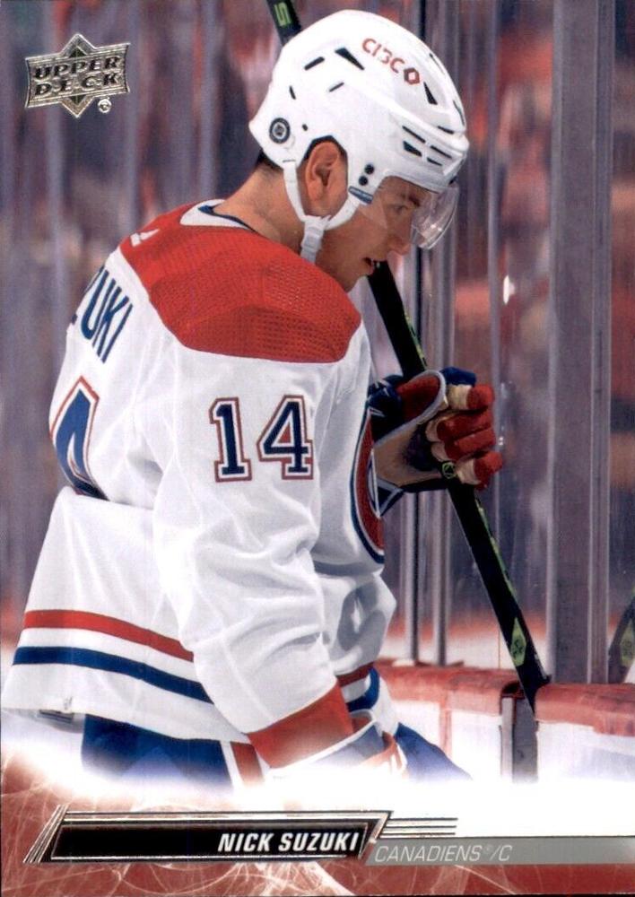 Nick Suzuki Penalty Box #344 Montreal Canadiens | 2022-23 Upper Deck