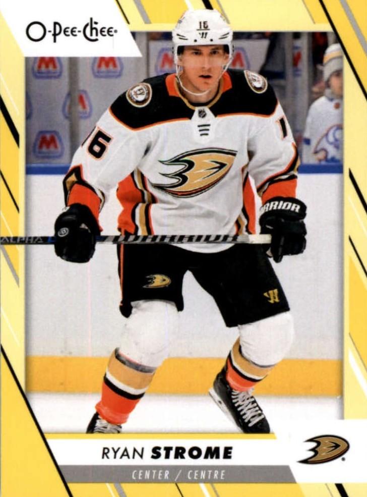 Ryan Strome #344 Anaheim Ducks | 2023-24 O-Pee-Chee Yellow Border