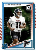 Jalon Walker #344 Atlanta Falcons | 2025 Donruss | NFL Football