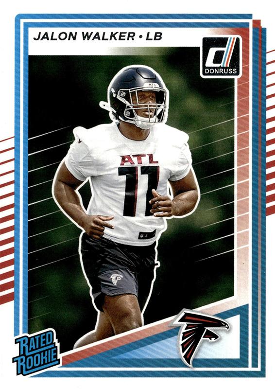 Jalon Walker #344 Atlanta Falcons | 2025 Donruss | NFL Football
