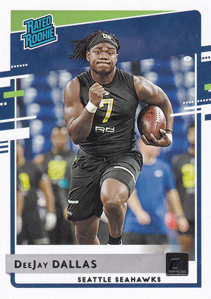 DeeJay Dallas #345 Seattle Seahawks | 2020 Panini Donruss | NFL Football