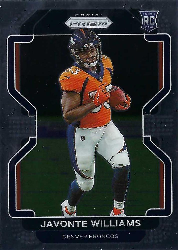 Javonte Williams #345 Denver Broncos | 2021 Panini Prizm | NFL Football