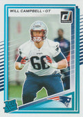 Will Campbell #345 New England Patriots | 2025 Donruss | NFL Football