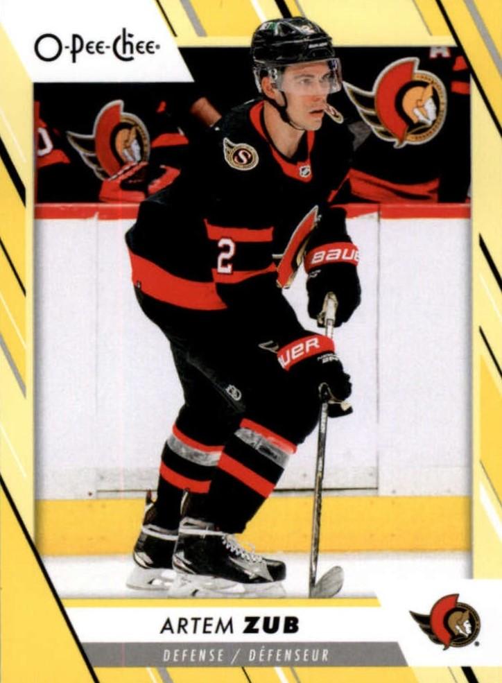 Artem Zub #346 Ottawa Senators | 2023-24 O-Pee-Chee Yellow Border