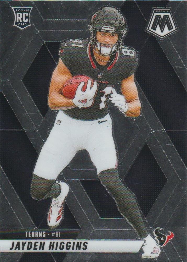 Jayden Higgins #346 Houston Texans | 2025 Panini Mosaic | NFL Football