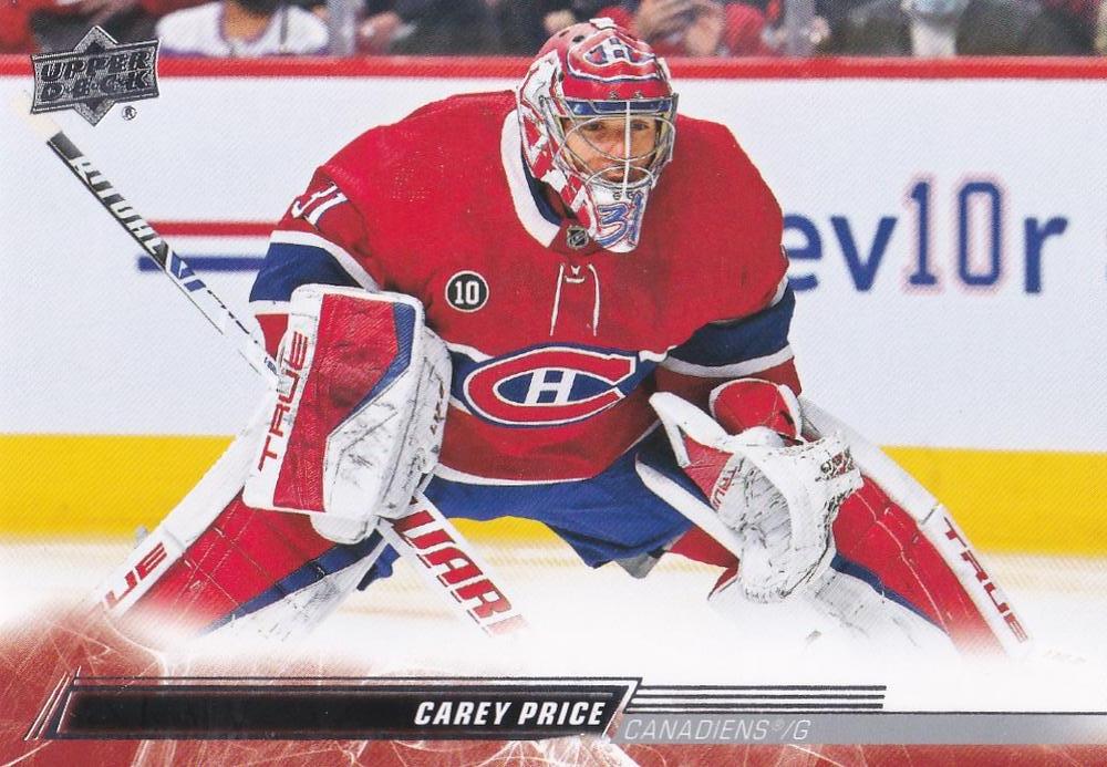 Carey Price #347 Montreal Canadiens | 2022-23 Upper Deck