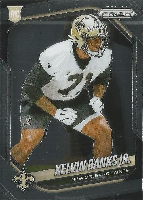 Kelvin Banks Jr. #347 New Orleans Saints | 2025 Panini Prizm | NFL Football