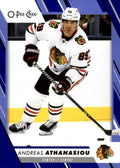 Andreas Athanasiou #348 Chicago Blackhawks | 2023-24 O-Pee-Chee Blue Border