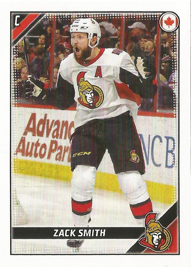Zack Smith #349 Ottawa Senators | 2019-20 Topps NHL Sticker Collection